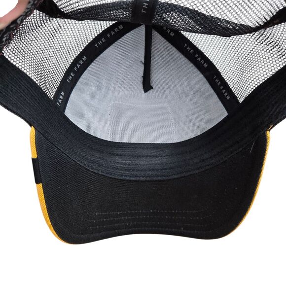 Goorin Bros Funky Monkey Banana Shake Black and Yellow Trucker Cap Hat One Size - Picture 12 of 13